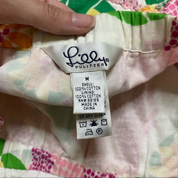 LILLY PULITZER alligator tiered circle skirt M - Picture 5 of 10